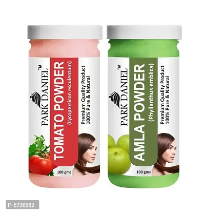 Tomato Powder And Amla Powder -Pack   of 2 Jars (100 grams Each)-thumb0