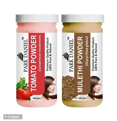 Tomato Powder And Mulethi Powder -Pack   of 2 Jars (100 grams Each)