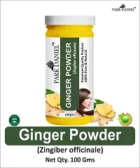 Pure And Natural Tulsi Powder And Ginger Powder Combo Pack of 2 Bottles of 100 gm (200 gm )-thumb3