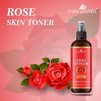 Rose And Vitamin C Skin Toner Combo Pack Of 2 Bottles Of 100ml (200ml)-thumb1