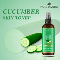 Cucumber And Honey Skin Toner Combo Pack Of 2 Bottles Of 100ml (200ml)-thumb1