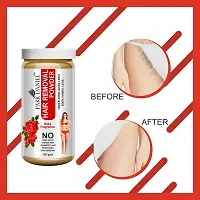 Natural Rose Fragrance Hair Removal Powder- For Easy Hair Removal Of Underarms, Hand, Legs And Bikini Line(Three in one Use)(150gm) Combo PackOf 2 JarsOf 150gm (300gm)-thumb4