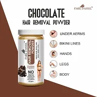 Natural Chocolate Fragrance Hair Removal Powder- For Easy Hair Removal Of Underarms, Hand, Legs And Bikini Line(Three in one Use) Combo PackOf 3 JarsOf 150gm (450gm)-thumb2