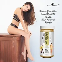 Natural Vanilla Fragrance Hair Removal Powder- For Easy Hair Removal Of Underarms, Hand, Legs And Bikini Line(Three in one Use) Combo PackOf 3 JarsOf 150gm (450gm)-thumb3