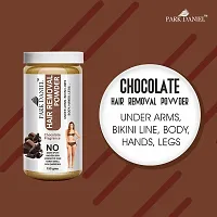 Natural Chocolate Fragrance Hair Removal Powder- For Easy Hair Removal Of Underarms, Hand, Legs And Bikini Line(Three in one Use) Combo PackOf 3 JarsOf 150gm (450gm)-thumb1