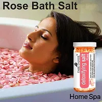 Premium Rose Bath Salt- For Rehydrating And Refreshing Skin- Pedicure And Manicure Salt(200 Gms)-thumb3