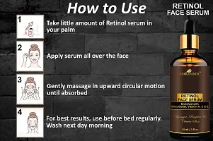 Premium Retinol Face Serum Enriched With Shea Butter, Vitamin A, C And E -For Younger, Brighter and Clearer Skin -Ideal For All Skin Type (30 ML), Black-thumb2