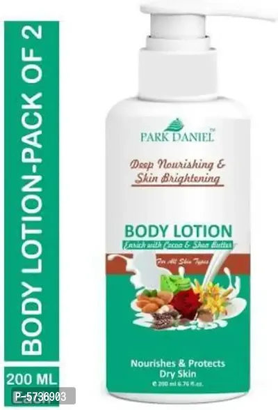 Skin Whitening And Brightening Body Lotion Combo Pack Of 2 Bottles Of 200 Ml 400 Ml Skin Care-thumb0
