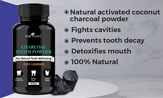 Charcoal Teeth Whitening Powder -Naturally Whiten Teeth, Removes Stains And Removes Bad Breath (50 Gms)-thumb2