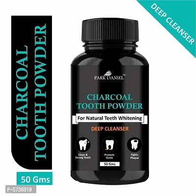 Charcoal Teeth Whitening Powder -Naturally Whiten Teeth, Removes Stains And Removes Bad Breath Combo Pack Of 2 Jars of 50 gms(100 gms)-thumb4