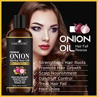 Onion Oil And Rose Shampoo Combo Pack Of 2 bottle of 100 ml(200 ml)-thumb1