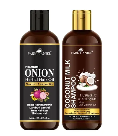 Natural Oil & Shampoo Combo For Strong Hair