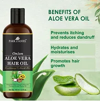 Aloe Vera Oil And Onion Blackseed Shampoo Combo Pack Of 2 bottle of 100 ml(200 ml)-thumb2