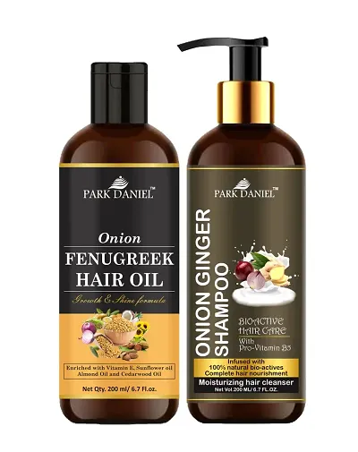 Natural Oil & Shampoo Combo For Strong Hair