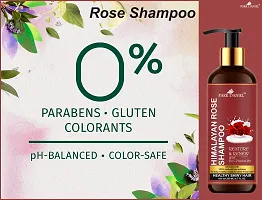 Pure and Natural Onion Fenugreek Oil And Rose Shampoo Hair Care Combo Pack Of 2 bottle of 200 ml(400 ml)-thumb3