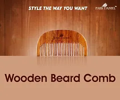 Handcrafted Wooden Beard Comb- Compact And Light Weight ( 1 Pc.)-thumb2