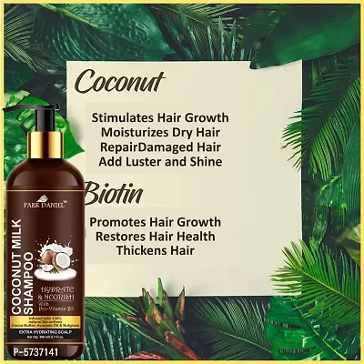 100% Natural Coconut Shampoo-For Hair Nourishment and Hair Growth(200 ml)-thumb2