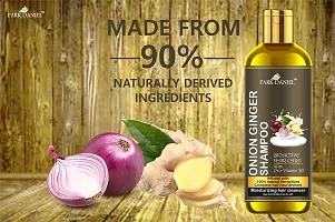 100% Natural Onion Ginger Shampoo-For Hair Nourishment and Moisturizing (100 ml)-thumb3