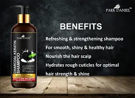 100% Natural Charcoal Keratin Shampoo - An Daily Care Shampoo Combo Pack 2 Bottle of 200 ml(400 ml)-thumb2