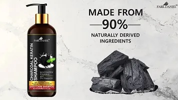 100% Natural Charcoal Keratin Shampoo - An Daily Care Shampoo Combo Pack 2 Bottle of 200 ml(400 ml)-thumb3