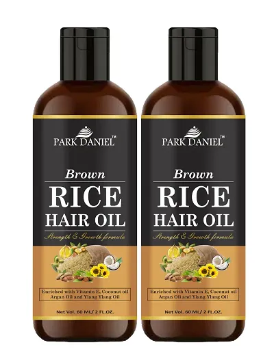 Top Selling Organic Rice Natural Oil For Beautiful Hair Combo