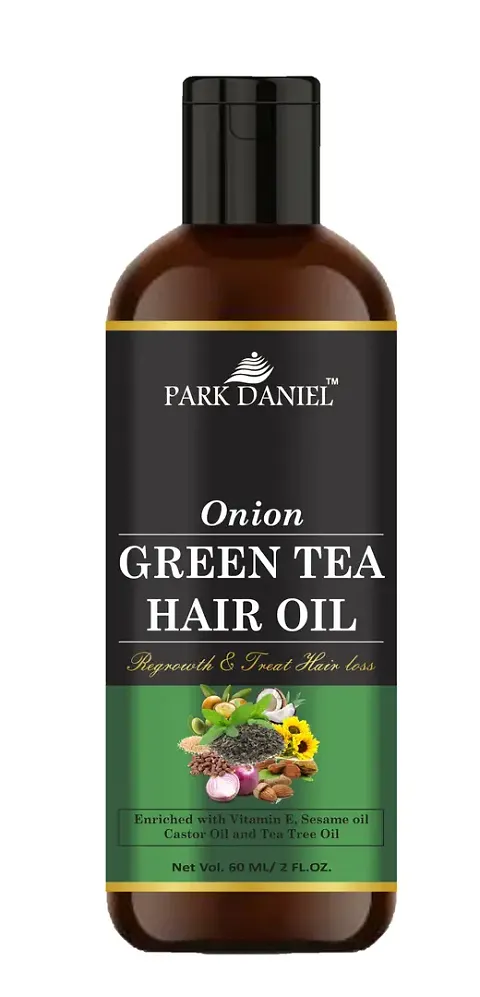 Top Selling Organic Green Tea Natural Oil For Beautiful Hair Combo