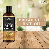 Premium Brown Rice Hair Oil Enriched With Vitamin E - For Strength and Hair Growth (200 ml)-thumb3