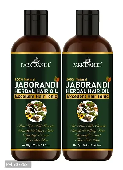 Jaborandi Herbal Hair Growth Oil - For Anti Hair Fall and Strong And Shiny Hair Combo Pack 2 Bottle of 100 ml(200 ml)