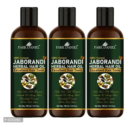 Jaborandi Herbal Hair Growth Oil - For Anti Hair Fall and Strong And Shiny Hair Combo Pack 3 Bottle of 100 ml(300 ml)-thumb0