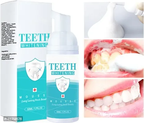 Natural Teeth Whitening Foam to clean the stain teeth-thumb0