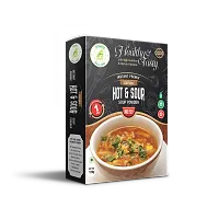 Minnitz    Natural Instant Hot  Sour Soup Premix Powder | No Onion No Garlic | High Protein | 120g    (pack of 1)-thumb4