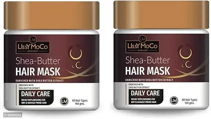 Shea Butter Hair Mask With Shea Butter And Neem Leaf Extract | De-Frizz Curly Hair | Shiny Velvety Hair| Intensely Conditions Scalp | Men And Women 500 Gm | All Hair Types