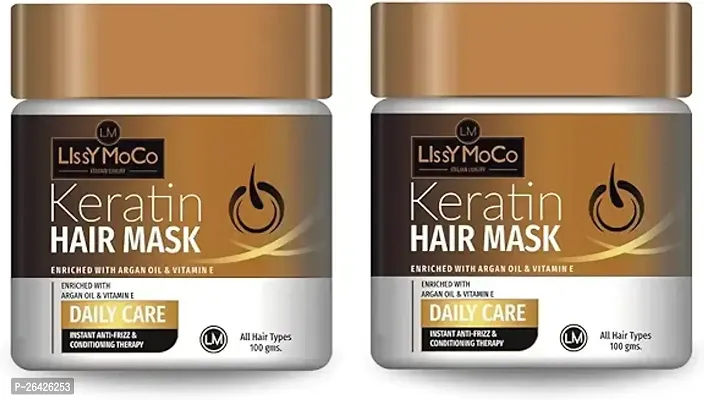 Keratin Hair Mask With Keratin And Vitamin E Extracts | Instantly Detangles Hair | Superior Natural Shine| Enhances Hair Extensibility | Men And Women 500 Gm | All Hair Types
