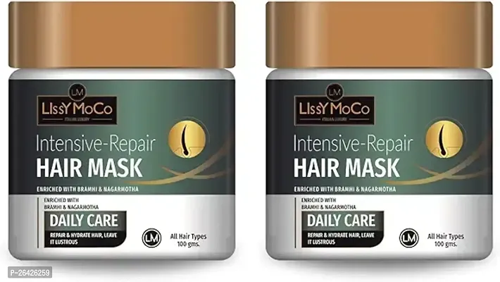 Intensive Repair Hair Mask With Amla And Methi Extract | Innately Moisturizes Scalp | Lustrous Glossy Exterior| Restricts Hair Loss And Split Ends | Men And Women 500 Gm