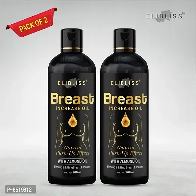 Elibliss Toning and Breast Massage Oil For Women Pack Of 2