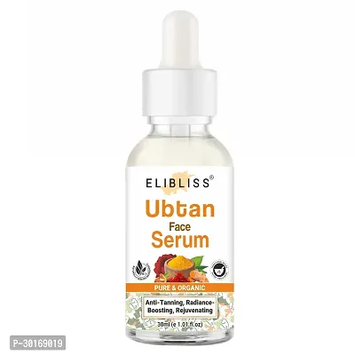 Elibliss Ubtan Oil Free Face Serum for Anti Tanning, Radiance Boosting, Rejuvenating Skin