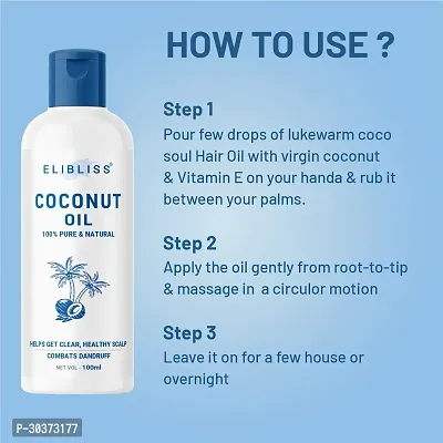 Elibliss Coconut Hair Oil Nourish, Shine, and Embrace Luxurious Locks-thumb2