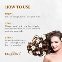 Elibliss Almond Hair Oil for Hair Thickening, Stress Relief, Lustre  Shine 100ml-thumb1