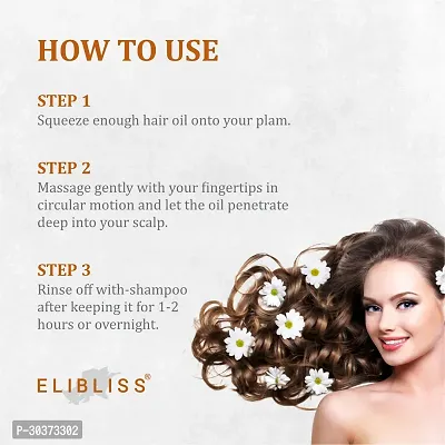 Elibliss Almond Hair Oil for Hair Thickening, Stress Relief, Lustre  Shine 100ml-thumb2