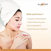 Elibliss Body Lotion for Very Dry Skin, Nourishing Body Milk with 2x Almond Oil, For Men  Women 100ml-thumb1