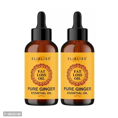 Elibliss Tummy Fat Burner, Weight Loss Ginger Oil (Pack of 2)-thumb0