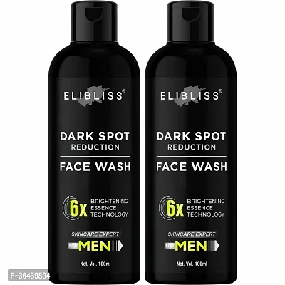 ELIBLISS Dark Spot Removal | Pore Cleansing Soap-Free Face Wash for Men (pack of 2)-thumb0