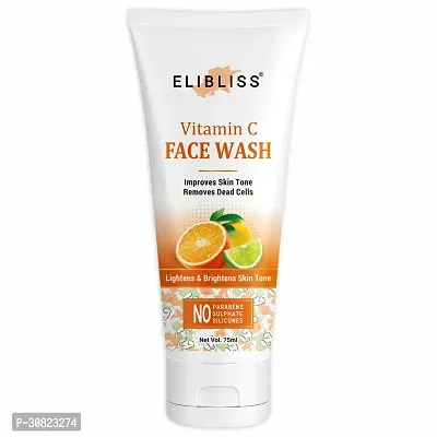 ELIBLISS Natural Vitamin C Clean  Brighten Skin Oil Free Look Instant Glow Face Wash