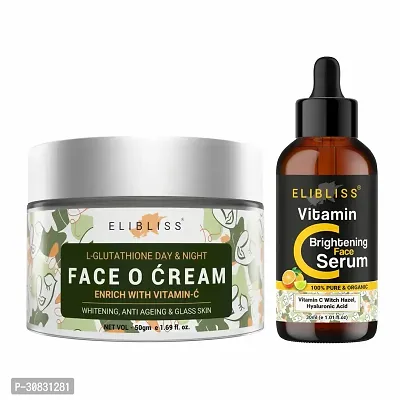 Elibliss Face O Cream + Vitamin C Serum Combo for Anti-ageing  Blemish Removal-thumb0