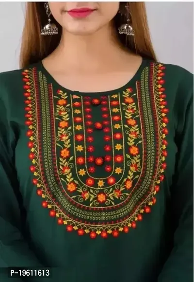 Beautiful A-Line  Cotton Kurta for Women-thumb3