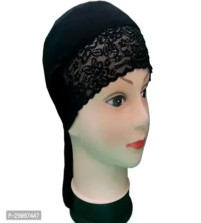 Self Desgin Under Hijab Cap For (Pack of 2)-thumb2