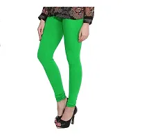 AZAD DYEING WOMEN CHURIDAR LEGGINGS (Free Size) (Green)-thumb2