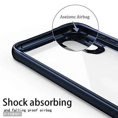 PrintYug Shockproof Crystal Clear Transparent Back Cover for Realme 6 Pro| 360 Degree Protection | Protective Design (Blue)-thumb4