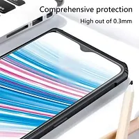PrintYug Shockproof Crystal Clear Transparent Back Cover for Realme 6 Pro| 360 Degree Protection | Protective Design (Blue)-thumb2