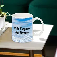 PrintYug Motivational Quotes Printed Ceramic Coffee Mug, Blue, 325ml | Gift for Friends,Wife,Couple,Boyfriend,Girlfriend,Relatives. Husband-Wife-thumb2